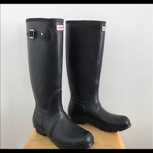 Hunter  Original Tall Boots BLACK Matte finish